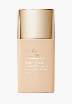 Тональное средство Estee Lauder устойчивое Double Wear Sheer Long-Wear Makeup SPF 20, оттенок 1N1 Ivory Nude, 30 мл. Цвет: бежевый