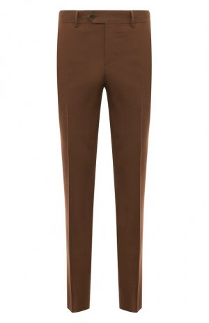 Шерстяные брюки L.B.M. 1911. Цвет: коричневый