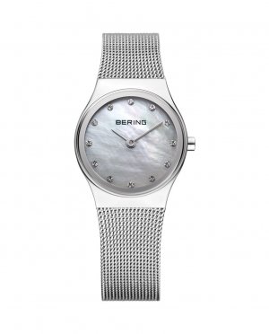 Женские часы 12924-000 CLASSIC, украшенные элементами Swarovski, белый Bering