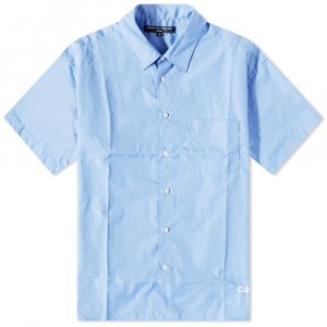 Рубашка с короткими рукавами и логотипом Comme des Garçons Homme, синий Homme