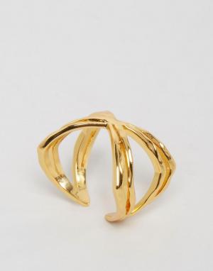 Широкое кольцо Skyler Gorjana. Цвет: золотой