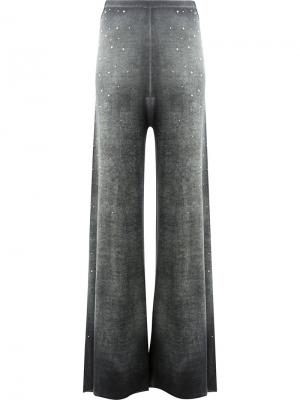 Широкие брюки Avant Toi. Цвет: серый