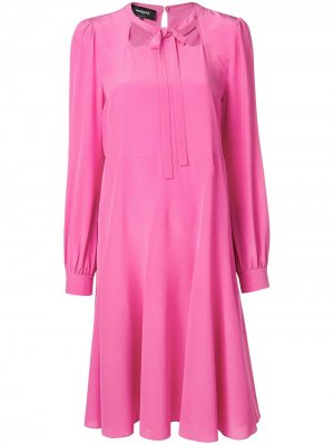 Платье шифт с завязкой спереди Rochas. Цвет: розовый