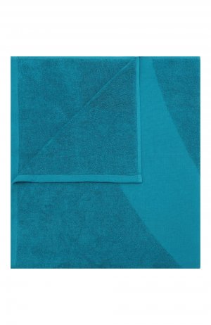 Хлопковое полотенце Trussardi. Цвет: голубой