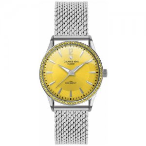 Наручные часы Classic, желтый GEORGE KINI. Цвет: серебристый