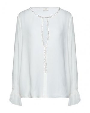 Блузка EMMA & GAIA. Цвет: белый