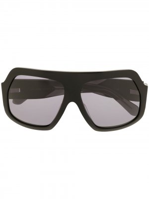 Солнцезащитные очки Hellenist с затемненными линзами Karen Walker. Цвет: черный