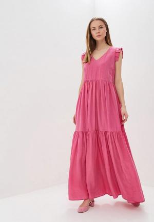 Платье L1FT. Цвет: розовый