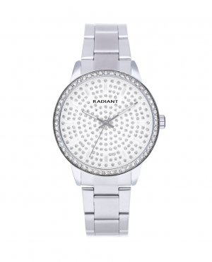 Женские часы Eclipse 38 мм RA578201 со стальным и серебряным ремешком , серебро Radiant