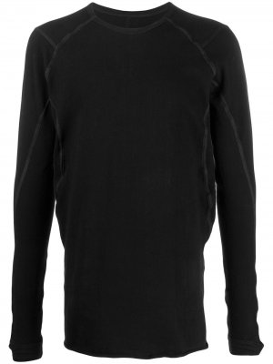 Пуловер с круглым вырезом и окантовкой Isaac Sellam Experience. Цвет: черный