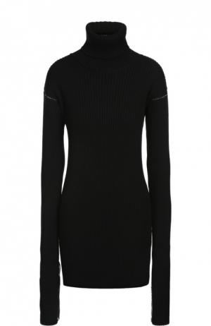 Платье вязаное Mm6. Цвет: черный