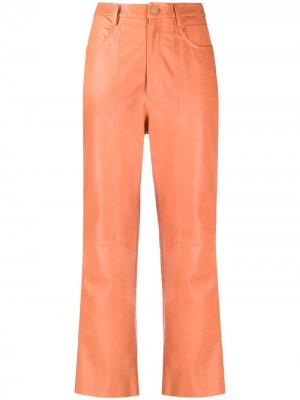 Укороченные брюки Forte. Цвет: оранжевый