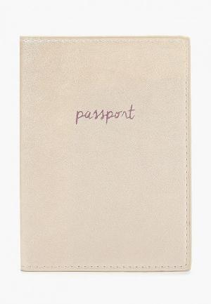 Обложка для паспорта Zarina. Цвет: бежевый