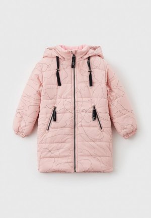 Куртка утепленная Nikastyle. Цвет: розовый
