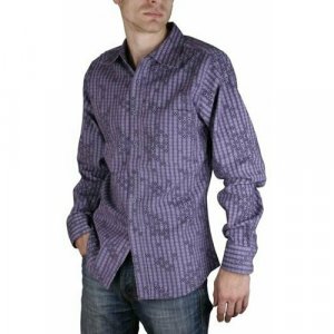 Рубашка, размер 44/S/170-176/39 ворот, фиолетовый Maestro. Цвет: фиолетовый