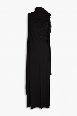 Многослойное платье миди Reborn асимметричного кроя из эластичного джерси , черный Palmer//Harding