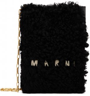 Черная сумка через плечо Nano Museo Marni