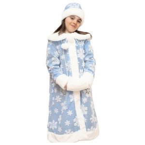 Карнавальный костюм Снегурочка, рост 122-134 см 1690 Бока С. Цвет: голубой