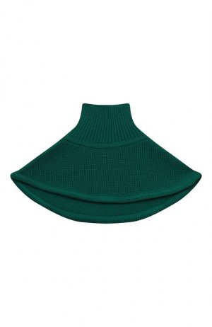 Шерстяной шарф-манишка Catya. Цвет: зелёный