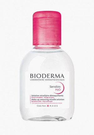Мицеллярная вода Bioderma Сенсибио Н2О, 100 мл. Цвет: прозрачный