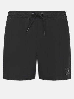 Плавательные шорты EA7 Emporio Armani. Цвет: черный