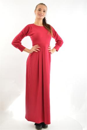 Платье FABIEN DE FERANTE. Цвет: бордовый