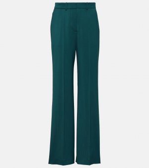 Прямые брюки morissey из шерсти со средней посадкой, зеленый Joseph