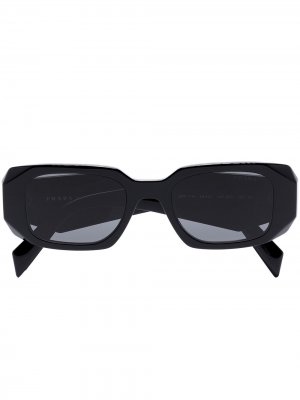 Солнцезащитные очки Symbole в геометричной оправе Prada Eyewear. Цвет: черный