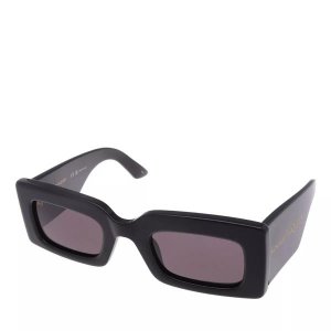 Солнцезащитные очки am0433s black-black-grey Alexander Mcqueen, черный McQueen