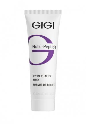 Маска увлажняющая Gigi Nutri-Peptide Hydra Vitality Beauty Mask Пептидная, 50 мл.. Цвет: белый