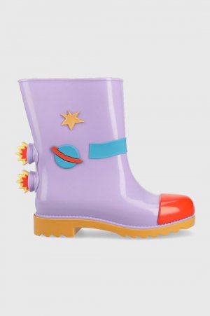 Резиновые сапоги Rain Boot + Fabula Inf , фиолетовый Melissa