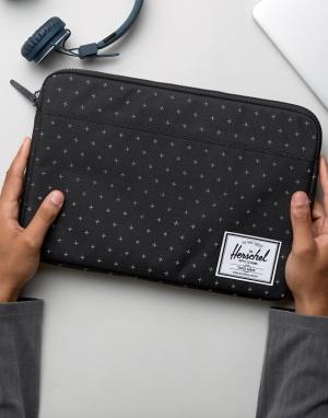 Чехол для Macbook с диагональю 13 Anchor Herschel Supply Co. Цвет: черный