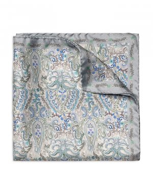 Шелковый нагрудный платок с принтом пейсли Eton