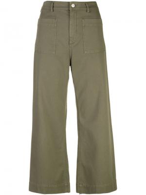 Укороченные брюки A.L.C.. Цвет: зеленый