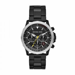 Наручные часы MK8643, серебряный, черный MICHAEL KORS. Цвет: серебристый/черный