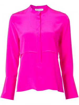 Блузка с потайной планкой Partow. Цвет: розовый и фиолетовый
