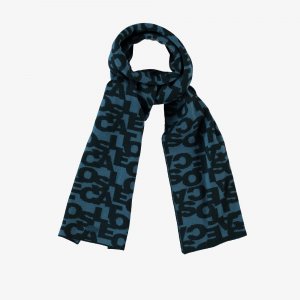 Шапки, шарфы и перчатки Шерстяной шарф  Unisex Lacoste. Цвет: зелёный