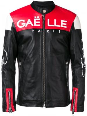Куртка с логотипом Gaelle Bonheur. Цвет: черный