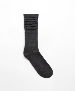 Длинные носки из 24% шерсти и 4% кашемира , темно-серый Oysho