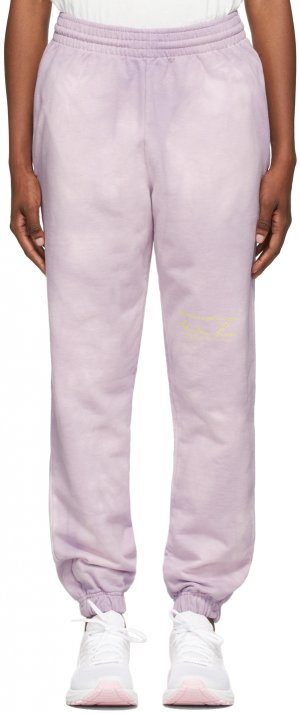 Пурпурные узкие брюки для отдыха с краской Martine Rose