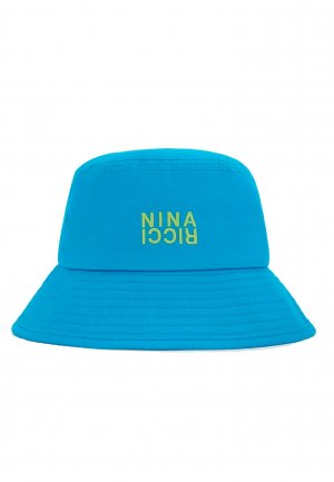 Солнцезащитная шляпа NINA RICCI. Цвет: голубой