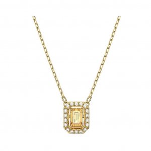 Ожерелье Millenia с кубическим цирконием и желтым золотом, восьмиугольная огранка 5598421 для женщин Swarovski