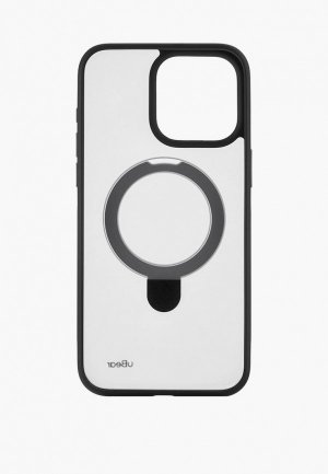 Чехол для iPhone uBear 15 Pro Max  Clip Mag Case, MagSafe совместимый, усиленный, силк-тач. Цвет: черный