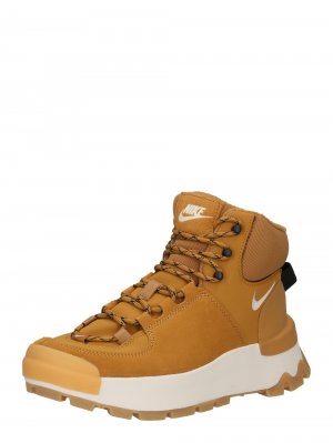 Ботильоны на шнуровке CITY CLASSIC BOOT, желтый Nike Sportswear