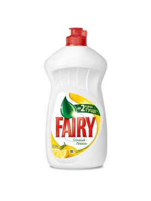 Средство для мытья посуды, Сочный лимон 500мл Fairy. Цвет: белый