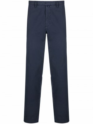 Прямые брюки строгого кроя Briglia 1949. Цвет: синий