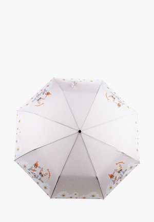 Зонт складной Braccialini. Цвет: бежевый
