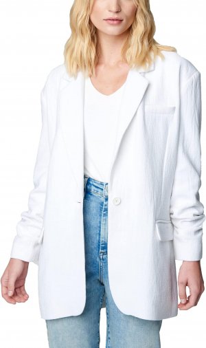 Белый оверсайз-пиджак на одной пуговице цвета So Ice , цвет Blank NYC