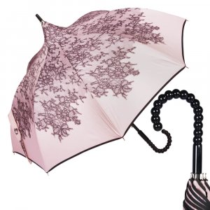 Зонт-трость женский механический 510-LM розовый Chantal Thomass