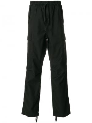 Спортивные брюки с эласичным поясом Carhartt. Цвет: чёрный